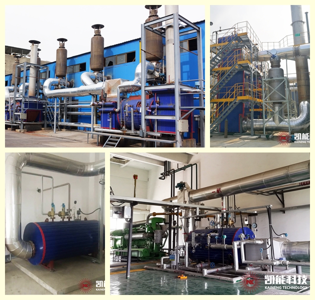 凱能發(fā)電機組余熱鍋爐應用現場