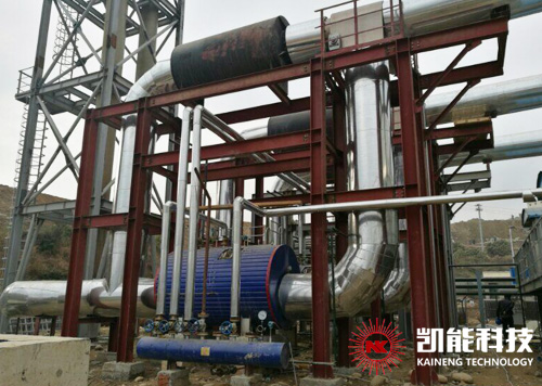 巴基斯坦發(fā)電機組余熱鍋爐項目現場